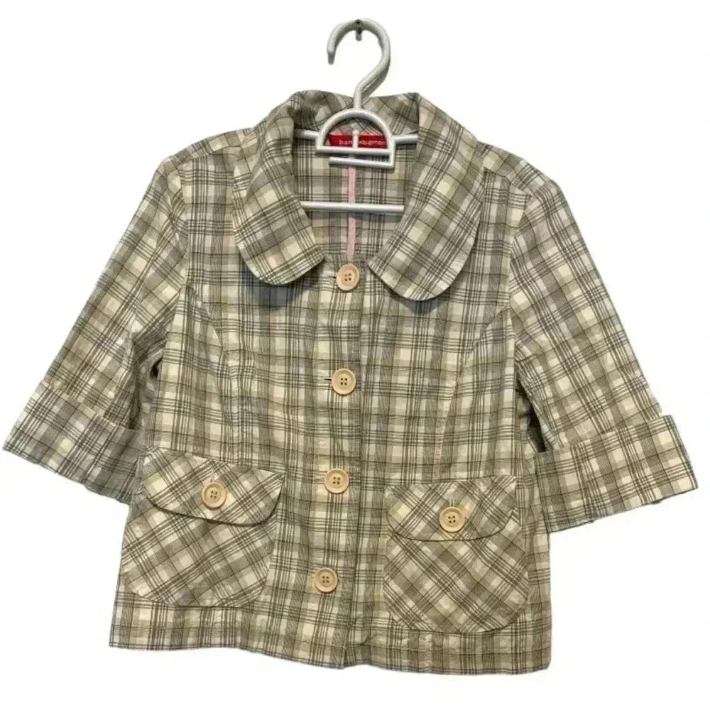 Vintage Bum Equipment Short 100% Cotton Button Down Jacket